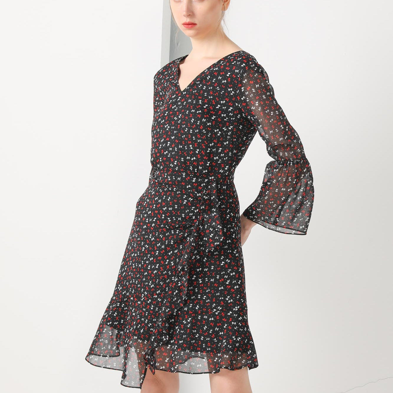 Lucy printed cocktail dress